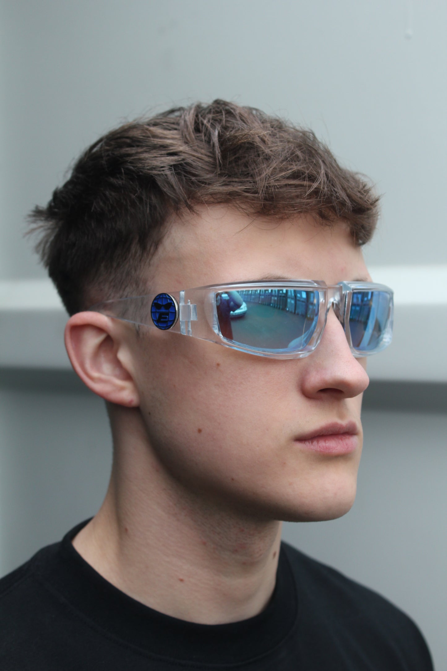 Glass Blue